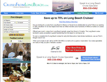 Tablet Screenshot of cruisesfromlongbeach.com